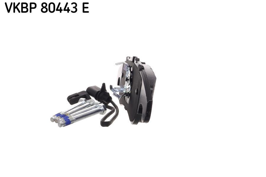 Jeu de 4 plaquettes de frein SKF ref. VKBP 80443 E